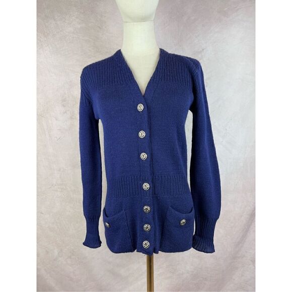 Vintage 1950s Wool Cardigan - Picture 1 of 6